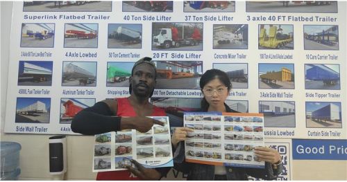 Burkina Faso Customer Buying Tongya 80 Ton Low Loader Trailer