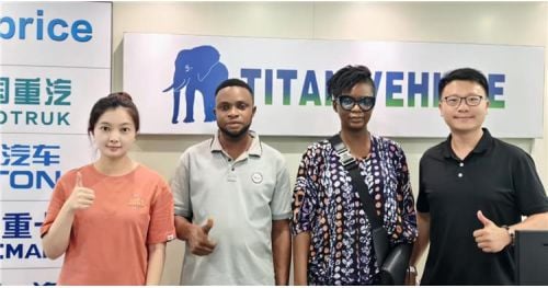 Senegal Customer Visited Tongya to Purchase 4 Axle Dump Semi Trailer