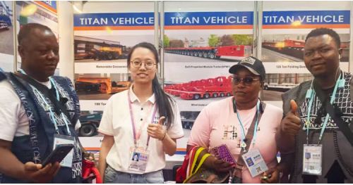 Uganda Customers Visited Tongya to Buy Semi Truck Flatbed Trailer