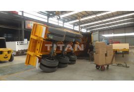 2 sets flatbed trailer will be send to Mauritius