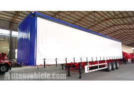 3 Axle Curtainsider Trailer will be send to Nigeria Lagos