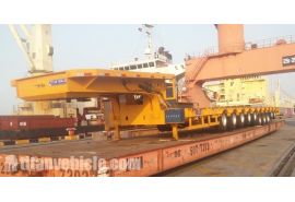 120 Ton Extendable Lowbed Trailer will be sent to Vietnam