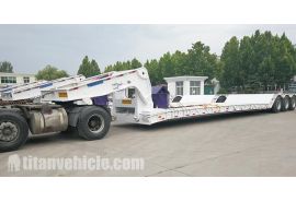 80 Ton Removable Gooseneck Trailer will sent to Jamaica Kingston