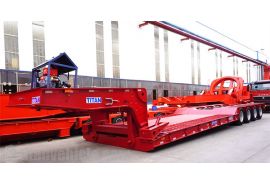 4 Line 8 Axle Removable Gooseneck Trailer will be sent to Nigeria