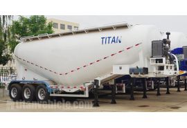 50 Ton Bulk Cement Tank Truck Trailer has shipped to Dominica