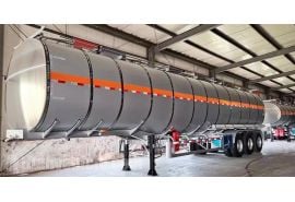 55000 Liters Stainless Steel Tanker Trailer is ready to ship to Saudi Arabia