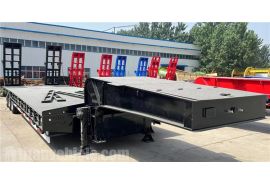3 Axle 80 Ton Low Bed Semi Trailer will be sent to Dar es Salaam