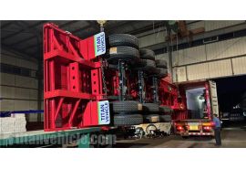 Tri Axle Flatbed Semi Trailer will be sent to Rwanda