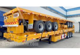 40 Ft Flatbed Trailer Will Be Sent to Vietnam