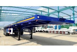 Tri Axle Flat Deck Trailer will be sent to Tanzania