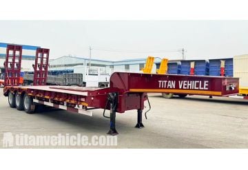 60 Ton 3 Axle Lowbed Trailer will be Shipped to Tanzania