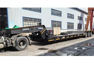 3 Axle 80 Ton Detachable Goose Neck Trailer are ready to ship Nigeria