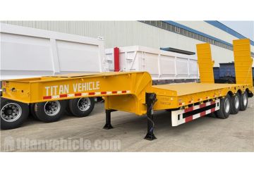 3 Axle Low Loader Trailer will be sent to Guinea