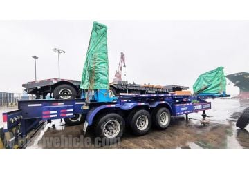 40 Foot Side Lift Container Trailer will be shipped to Guyana