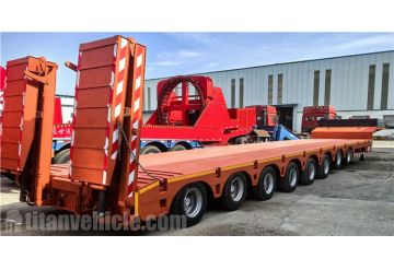 8 Axle Low Bed Truck Trailer will be sent to Ethiopia