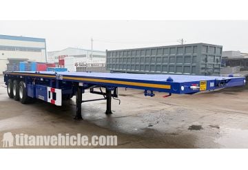 3 Axle 40 Ft Flatbed Trailer will be Shipped to Trinidad