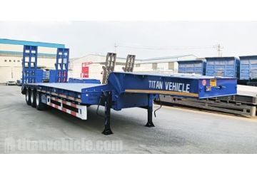Tri Axle Low Loader Trailer will be sent to Congo