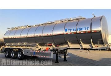 Tri Axle Stainless Steel Tanker Trailer will be ready to United Arab Emirates