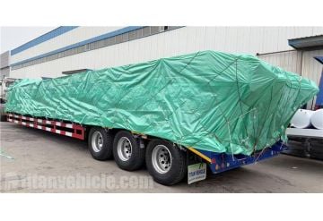 3 Axle 80 Ton Low Loader Trailer will be sent to Namibia