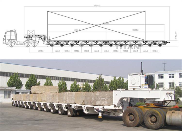 Self propelled modular transporter trailer for sale