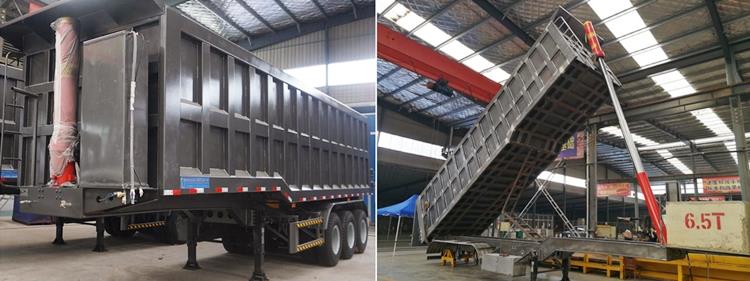 Tir Axle Tipper Dump Trailer for Sale Price