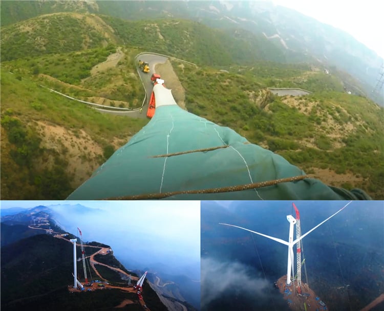 windmill rotor blade trailer