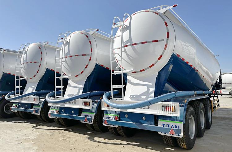 Tongya Tri Axle Cement Tanker Trailers for Sale in Ethiopia