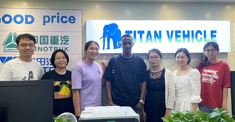 3 Axle End Dump Trailer for Sale in Senegal