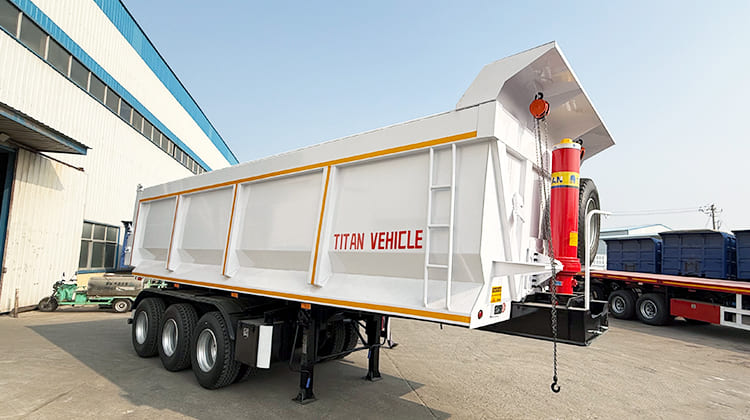 Tri Axle Tipper Trailer for Sale in Zambia