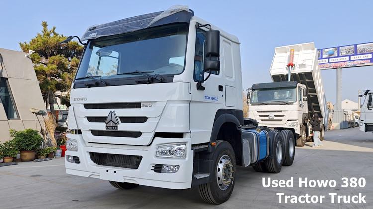 Used Howo 380 Tractor Truck for Sale in Burkina Faso
