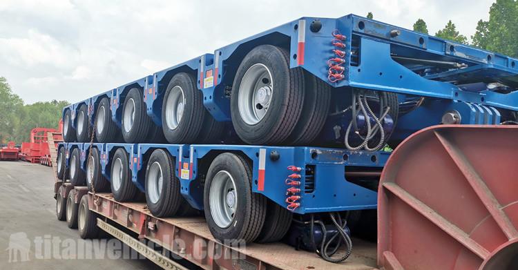 Hydraulic Axle Modular Trailer for Sale in Nigeria - Tongya Vehicle