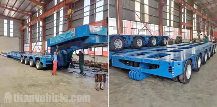 Hydraulic Axle Modular Trailer for Sale in Nigeria - Tongya Vehicle