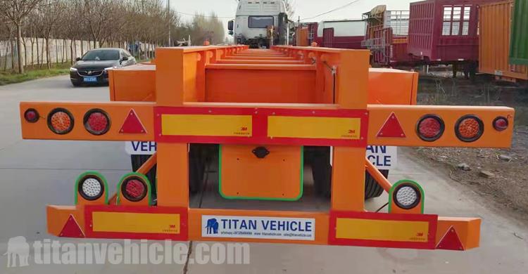 Tri Axle 40 Foot Skeletal Trailer Chassis for Sale In Cote d'Ivoire