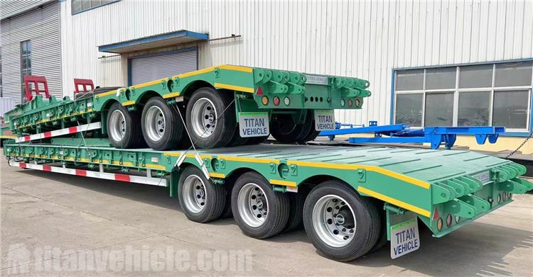 Tri Axle 60 Ton Low Loader Trailer for Sale In Liberia