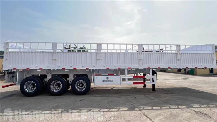 Tri Axle 60 Ton Animal Transport Trailer for Sale In Djibouti