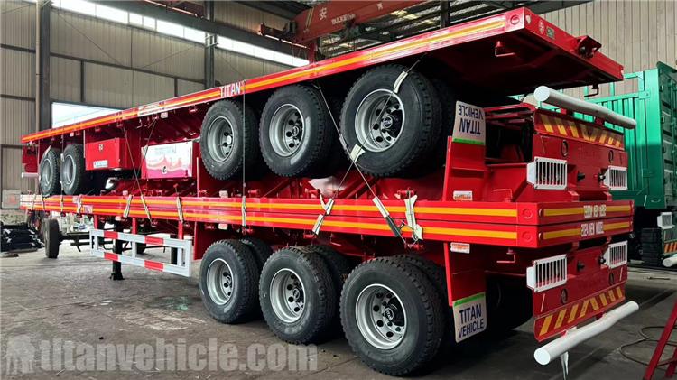 Triple Axle Flatbed Trailer for Sale In Nigeria Lagos