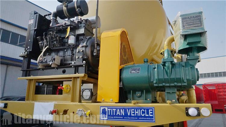 40CBM Bulk Cement Tanker Trailer for Sale In Zambia