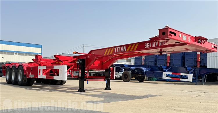 Tri Axle 40ft Skeletal Trailer for Sale In Panama