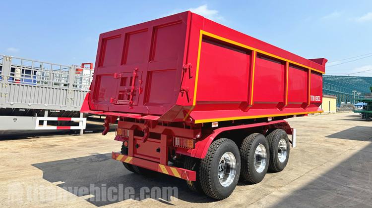 Tri Axle Dump Semi Trailer for Sale in Mexico