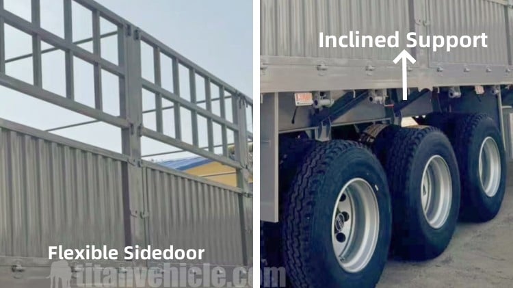 Tri Axle Fence Semi Trailer for Sale in Zimbabwe