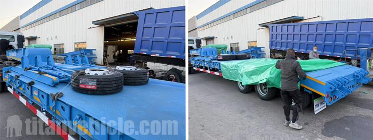 Tri Axle Drop Deck Trailer for Sale in Namibia