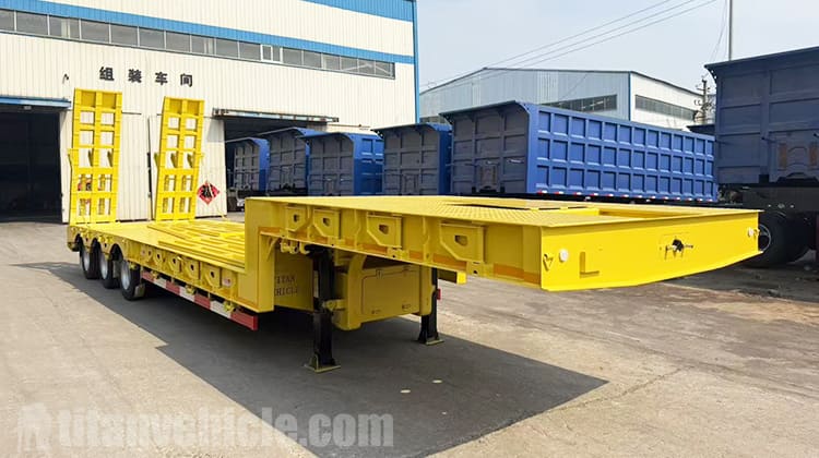 Tri Axle Low Low Bed Trailer Manufacturers for Sale in Philippines