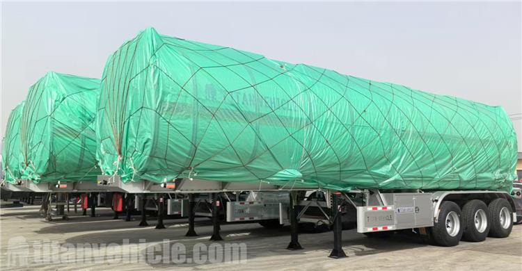 Tri Axle Aluminum Tanker Trailer for Sale In Zambia Lusaka