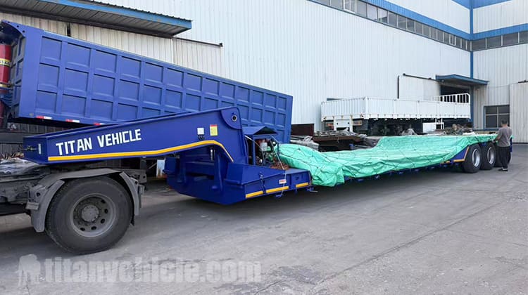 Tri Axle RGN Lowboy Gooseneck Trailer for Sale in Nigeria