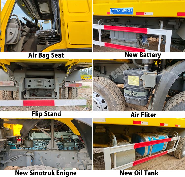 Second Hand Howo Dump Truck 8x4 for Sale In Ghana