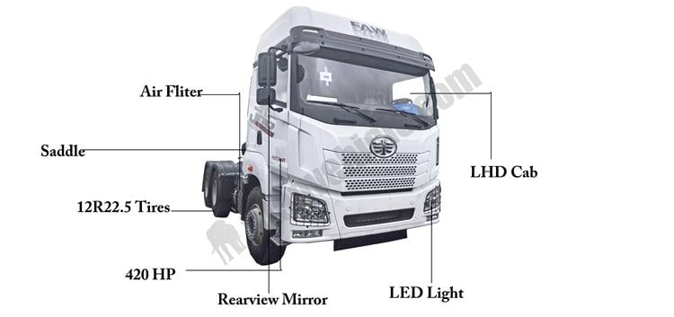 Faw 420HP JH6 Truck Tractor for Sale In Namibia