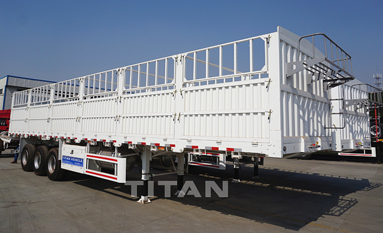 China Fence Cargo Truck Semi Trailer for Sale - Tongya Vehicle