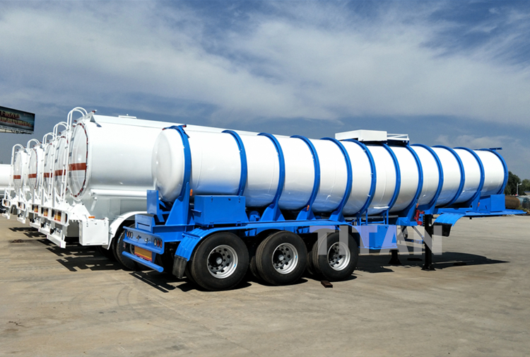 Tri Axle 23CBM Sulfuric Acid Tanker Trailer for Sale Price - Tongya VEHICLE