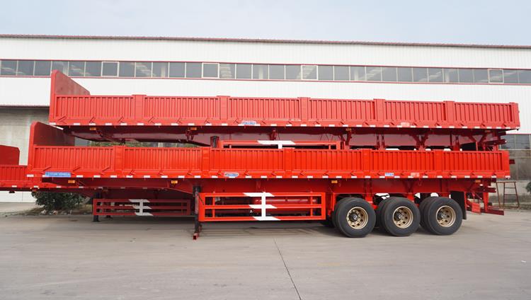 Removable Side Wall Container Trailer for Sale in Algeria - Tongya Vehicle