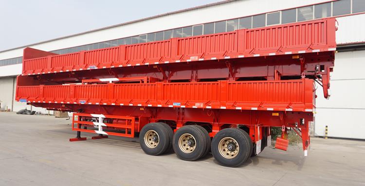 Removable Side Wall Container Trailer for Sale in Algeria - Tongya Vehicle